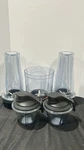 Vitamix S30 20 Oz Blender Set Cups/lids Blade Base Bowl Tamper Clear. Fixed Price $135.00.