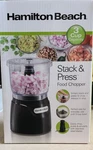 Hamilton 72850G Beach Stack & Press 3-CUP Chopper Black. Fixed Price $24.95.