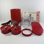Cooks 5-IN-1 Power Blender 9-PIECE Personal Food Processor With Lids. Fixed Price $19.99.
