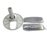Braun Type 4177 Food Processor Disc Holder Base & 2 Grating Slicing Blades Parts. Fixed Price $18.97.