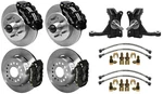Wilwood Disc Brakes & 2.5" Drop PROSPINDLES,LINES,71-87 C10,C15,2WD,12",5 Lug. Fixed Price $3007.59.