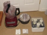 Kitchenaid Cup Food Processor - Never Used Model 1355GC With Storage Caddy. Fixed Price $170.00.