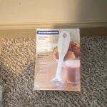 Durabrand SM-40 Handheld Blender 100W White Stainless Steel Blade 2 Speeds. Fixed Price $19.99.