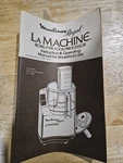 Moulinex Regal Vintage La Machine Food Processor Instruction Manual 1983. Fixed Price $5.00.