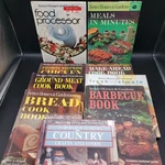 Vintage Better Homes & Gardens Cookbook Lot 9 Cooking Bbq Bread Chicken Food Pro. Fixed Price $24.99.