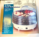 White-westinghouse 5-TRAY Food Dehydrator ***nos***. Fixed Price $26.99.