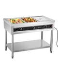 Vevor 3-PAN Commercial Food Warmer Steam Table With Independent Temperature. Fixed Price $609.90.