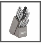 Cuisinart Knife Cutlery Block Set Classic 15PC Forged Serrated Blade New. Fixed Price $79.95.
