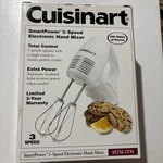 Cuisinart Smart Power Speed Electronic Hand Mixer HTM-3TM Used W/ Box Tested. Fixed Price $18.99.