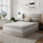 Back Pain Relief Full Mattress - Novilla 12 Inch Hybrid Coils Box Spring. Fixed Price $259.99.