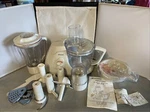 Bravetti EP199 Food Processor With Many Parts & Attachments - Works. Fixed Price $59.94.