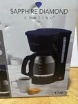 Sapphire Diamond Coating 12 Cup Coffee Maker By Kalorik. Fixed Price $20.00.