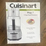 Cuisinart Premier Series 7CUP Food Processor New Open Box. Fixed Price $59.00.