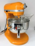Kitchenaid Professional 600 Stand Mixer Qt 575W Bowl-lift Orange Tangerine Vgc. Fixed Price $325.00.