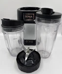 Nutri Ninja Professional Blender 900 Watts BL450 With 2 Cups And Lids - Tested. Fixed Price $32.15.