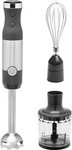 Powerful Immersion Blender With Whisk & Jar 2-SPEED, Easy Clean, 500W. Fixed Price $97.99.