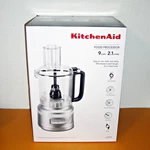 New Kitchenaid Cup Plus Food Processor, Contour Silver (KFP0919CCU). Fixed Price $149.00.