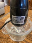Aosion Electric Food Chopper Processor Kitchen Meat Grinder Mixer New. Fixed Price $29.50.