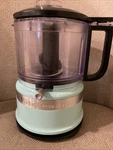 Kitchenaid KFC3516AQ Mini Food Processor 3.5 Cup Capacity Aqua Sky. Fixed Price $17.00.