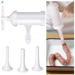 Mudder Sausage Stuffer Manual Maker Plastic Meat Filler Funnel Tubes White. Fixed Price $22.82.