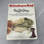 Kitchenaid Kpra 3 Piece Pasta Roller And Cutter Set, Fettuccine Spaghetti Euc. Fixed Price $87.12.