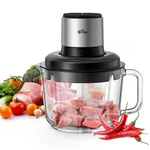 Bear Food Processor, Electric Chopper With 8 CUP/2L Cup, Black. Fixed Price $56.99.