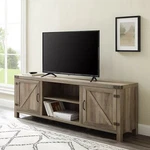 Walker Edison Georgetown Modern Farmhouse Double Barn Door Tv Stand OS149. Fixed Price $181.99.