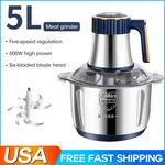 500W Electric Food Chopper Stainless Steel Processor Meat Grinder Mixer. Fixed Price $25.99.