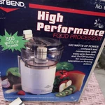 New Vintage West Bend Food Processor 6500 Chopper Slicer High Performance. Fixed Price $55.00.