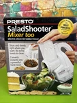 Presto Salad Shooter & Mixer Too 02980 Electric Slicer Shredder In Box. Fixed Price $39.99.