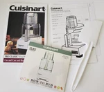 Manual Recipe Book, Dvd, Spatula Cuisinart Food Processor For DLC-10 10S Part. Fixed Price $16.95.