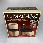 Vintage Moulinex La Machine Deluxe Food Processor Model 354. Fixed Price $55.00.