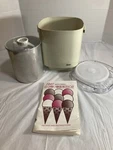Vintage Oster Kitchen Center Quick Freeze Ice Cream Maker Attachment 770-06. Fixed Price $45.00.