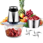 Bumet Electric Food Processor Vegetable Chopper 500W 2X8CUP, Silver. Fixed Price $61.55.