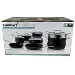 Cuisinart Contour Hard Anodized Piece Cookware Set Black Silver 64-13 New. Fixed Price $174.43.