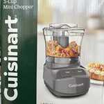New Cuisinart 3-CUP Mini Chopper (anchor Gray), CCH-3AG Nib. Fixed Price $34.95.