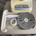 Wolfgang Puck Bistro Collection Food Processor Cream- BFPR0007 Base/accessories. Fixed Price $45.84.
