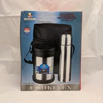 Cookinex FL-19 4-PIECE Lunch Set 1.0 Liter Food Thermos & 500ML Vacuum Flask.. Fixed Price $9.99.