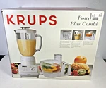 Krups Power Plus Combi Blender 48OZ Food Processor, New, Open Box. Fixed Price $78.95.