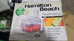 Hamilton Beach 70450 White 8 Cup Bowl Food Processor. Fixed Price $44.99.