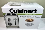 Cuisinart 2 Slice Toaster Wide Slot CPT-160 Silver Stainless Steel. Fixed Price $59.99.