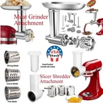 For Kitchenaid Stand Mixer Meat Grinder Attachment & Slicer Shredder Accessories. Fixed Price $58.99.