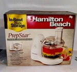 Hamilton Beach 70550 White 8 Cup Bowl Food Processor In Storage New!. Fixed Price $44.99.
