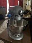 Kitchenaid Proline KSM5 Matte Gray Countertop Stand Mixer W/bowl, Attachments. Fixed Price $200.00.