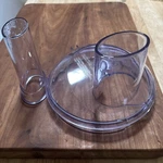 Hamilton Beach Food Processor Model F0560 Type FP12 Replacement Lid With Pusher. Fixed Price $12.00.