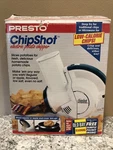 New Vintage Presto Chipshot Electric Potato Chipper 02960 Open Box. Fixed Price $23.95.