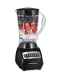 Hamilton Beach Smoothie Blender, 56 Oz. Jar, 10 Speeds, New, Black, 50190F. Fixed Price $50.00.