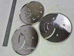 Set Of 3 Cuisinart DLC-8 Food Processor Discs Blades Slicing Shredding. Fixed Price $24.99.