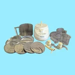 Cuisinart Prep Plus Food Processor DLC-2011 White 10 Discs! Tested & Working!. Fixed Price $125.00.
