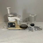 Vtg Oster Regency Kitchen Center Blender, Food Processor, Beige- Tested. Fixed Price $36.75.